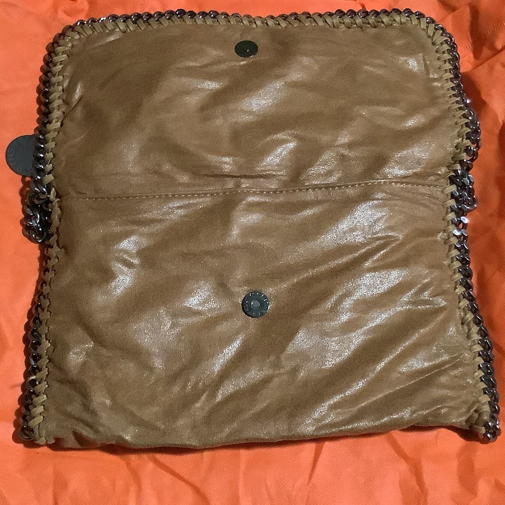 🛑 Stella McCartney Brown Suede Chain Purse- Falabella Shoulder Bag - Picture 11 of 11